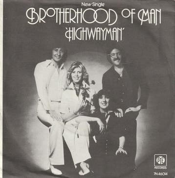 vinyl single 7 inch - Brotherhood Of Man - Highwayman, Verzenden, Zo goed als nieuw, 7 inch, Rock en Metal