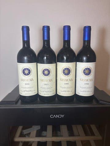 2016 , 2013, 1999, 1998 Tenuta San Guido, Sassicaia -, Nieuw