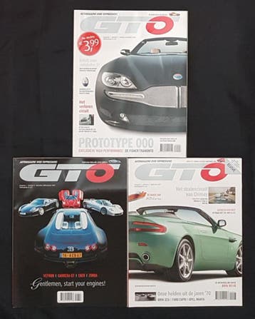 3 stuk GTO automagazine, nr 21, nr 22, nr 24, 2006 – 2007, Gelezen, Algemeen, Verzenden, GTO Automagazine