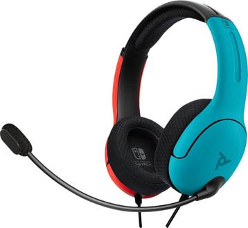 Gaming Headset - Nintendo Switch - Blauw/Rood PDP Gaming LVL, Verzenden, Nieuw