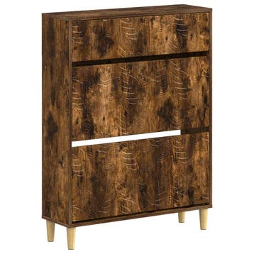 vidaXL Schoenenkast DELFT 78 x 24 x 103 cm Bewerkt hout, Verzenden, Nieuw