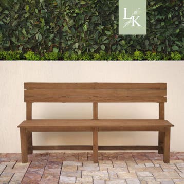 Landelijke klassieke tuinbank - Dawlish teakhout, Tuin en Terras, Tuinbanken, Nieuw, Teakhout