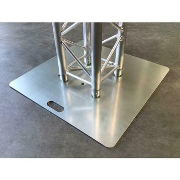Nieuwe universele baseplate staal 30- truss 73cm - 6mm 25KG, Muziek en Instrumenten, Licht en Laser, Ophalen of Verzenden, Nieuw