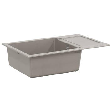vidaXL Wasbak Grijs 780 x 500 mm 80% Kwarts en 20% Hars, Verzenden, Nieuw