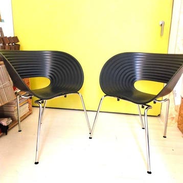 Vitra - Ron Arad - Fauteuil (2) - Tom Vac - Roestvrij staal,