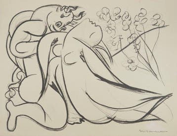 Pablo Picasso (1881-1973) - Minotaure et son amante