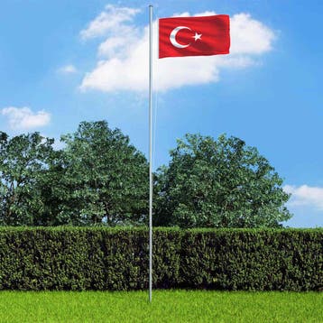 vidaXL Vlag Turkije 90x150 cm, Verzenden, Nieuw