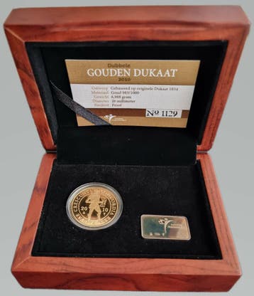 Dubbele Gouden Dukaat 2010 (1.640 oplage), Verzenden, Munten