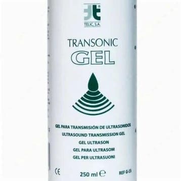 Transonic ultrasound gel blauw 250 ml, Verzenden, Nieuw
