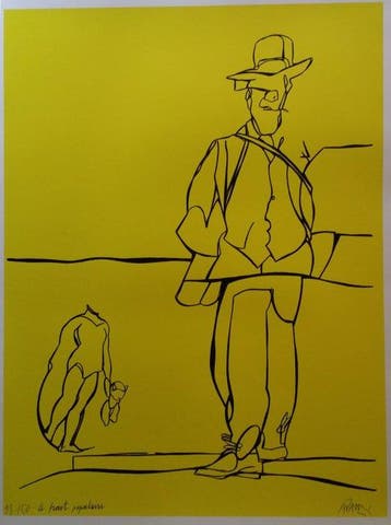 Valerio Adami (1935) - Le Front Populaire