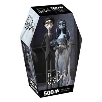 Corpse Bride Victor and Emily Coffin Puzzel (500 stukken), Verzamelen, Ophalen of Verzenden, Nieuw