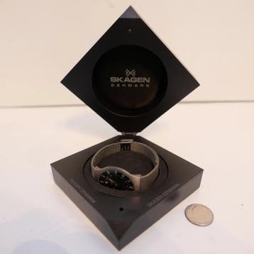 2dekans | Skagen Herenhorloge Sundby - Ultraslim - Titanium, Ophalen of Verzenden, Zo goed als nieuw