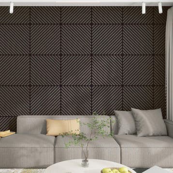 Akoestisch wandpaneel Vang 16 stuks 5,76 m² diagonaal eiken, Verzenden, Nieuw