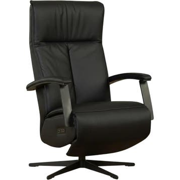 Leren sta-op-stoel Pure - Toledo Nero (zwart) - small -, Huis en Inrichting, Fauteuils, Bohemian, Industrieel, Modern, Scandinavisch
