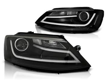 Koplampen VW Jetta 11-18 Tube zwart, Ophalen of Verzenden, Nieuw
