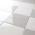 Wandtegel licht grijs glans 15x15 wandtegel tegeloutlet, Ophalen, Nieuw, 10 m² of meer, Wandtegels