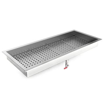 Crushed Ice Bak | RVS | Inbouw (Recht) | 4x 1/1 GN | Open |, Verzenden, Nieuw in verpakking