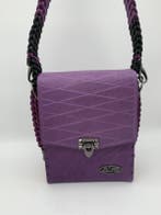 Schouder tas  violet zwart shoulder bag, Ophalen of Verzenden, Nieuw