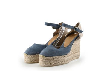 Castaner Sleehakken in maat 38 Blauw, Schoenen met hoge hakken, Gedragen, Castaner, Verzenden