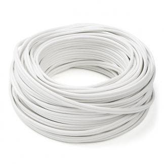 Tweelingsnoer | 2x 0.75 mm² | 20 meter (Wit), Doe-het-zelf en Verbouw, Elektra en Kabels, Verzenden, Nieuw