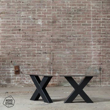 Stalen onderstel salontafel - X coffee leg - Nordstahl, Verzenden, Nieuw
