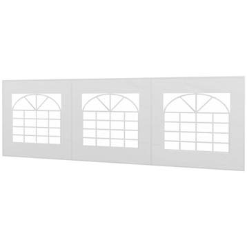 Zijpaneel Met Raam Voor Paviljoen 6 X 2 M, Vervangende Wand, Verzenden