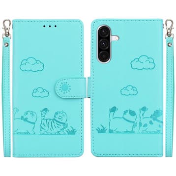 BookCover Hoes Etui voor Samsung Galaxy A56 - A36 - Cats Kat, Verzenden, Nieuw, Hoesje of Tasje