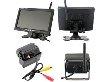 Strex Achteruitrijcamera Set - Draadloos - 7 Scherm -, Verzenden