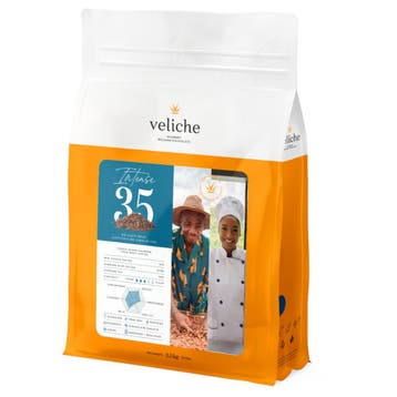 Veliche Chocolade Druppels Melk Intense (35%) 2,5kg, Verzenden, Nieuw