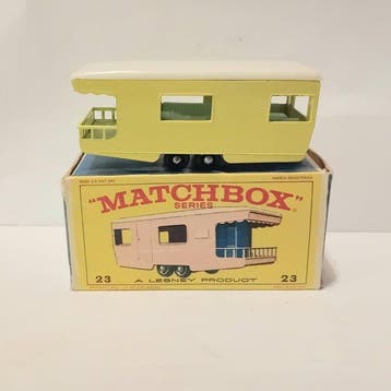 Matchbox 1:64 - Modelauto - Trailer Caravan (23), Nieuw