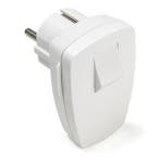 Schuko stekker | Q-link (Randaarde, Schakelaar, 16 A, Wit), Doe-het-zelf en Verbouw, Verzenden, Nieuw