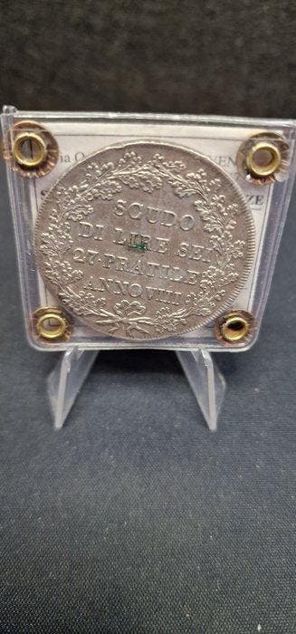 Italië, Cisalpijnse Republiek Scudo 1800