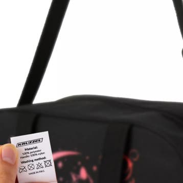 Kruzzel schooltas 13L zwart met roze kattenprint – verste., Ophalen of Verzenden, Nieuw