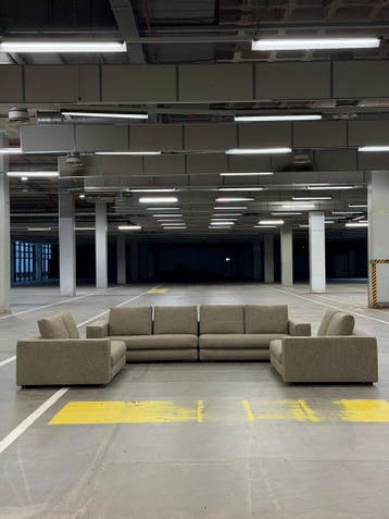 Minotti Hamilton Bank | Modulair | NIEUWSTAAT + Garantie, 300 cm of meer, Ophalen of Verzenden, Zo goed als nieuw, Bank Hoekbank Bankstel Bankje Loungebank Banken Chaise Lounge 