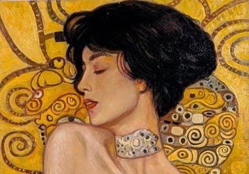 Anton Vasilenko (XX-XXI) - Omaggiando Gustav Klimt, Antiek en Kunst