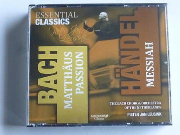 Messiah Händel & Matthäus Passion - Bach / Pieter Jan Leusin, Cd's en Dvd's, Cd's | Klassiek, Ophalen of Verzenden, Zo goed als nieuw