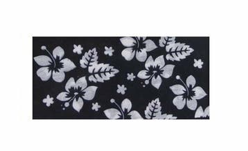 Haarband Multifunctioneel 45x25cm - Bloemen Patroon - Wit, Nieuw