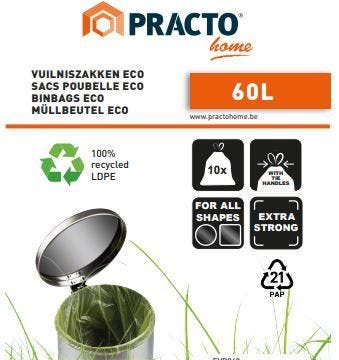 Biologisch Afbreekbare Vuilniszakken 60 Liter – 5 Rollen.., Verzenden, Nieuw