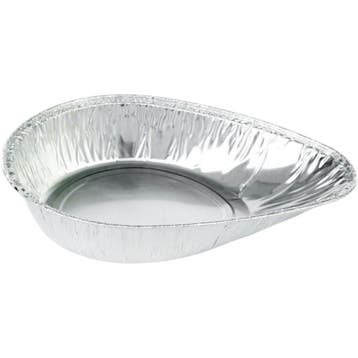 Aluminium Bakvorm Ovaal 11x9,5cm 50st., Verzenden, Nieuw