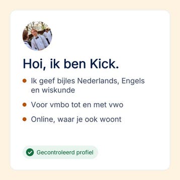 Bijles Nederlands en Engels voor vmbo tot en met vwo, online, Diensten en Vakmensen, Privéles, Bijles