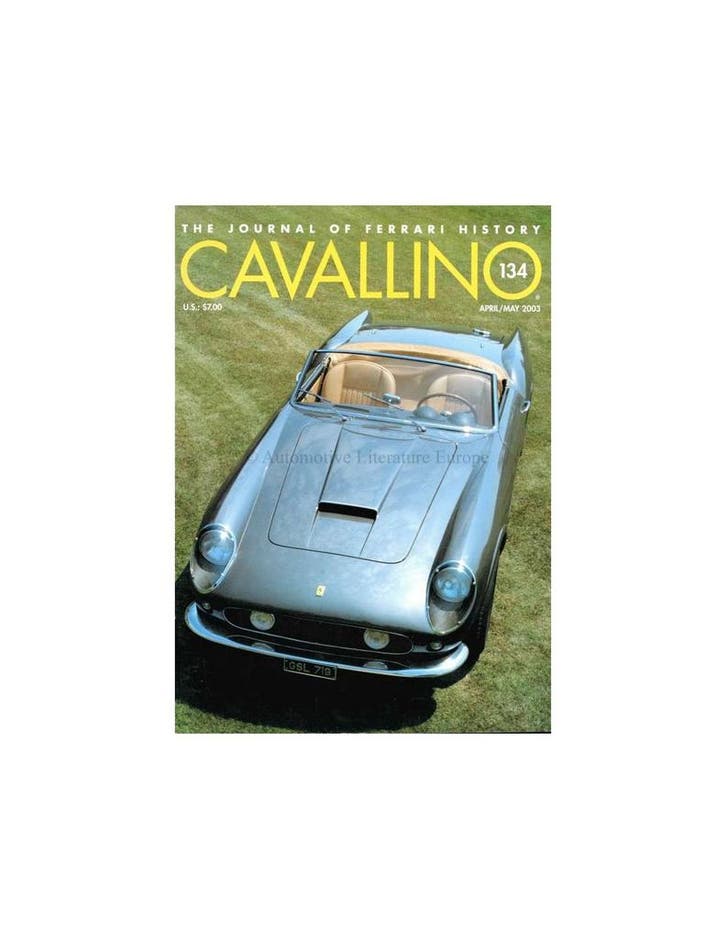 2003 FERRARI CAVALLINO MAGAZINE USA 134, Boeken, Auto's | Folders en Tijdschriften, Ferrari