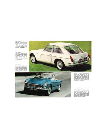 1971 MG MGC GT BROCHURE NEDERLANDS, Boeken, Nieuw, Author