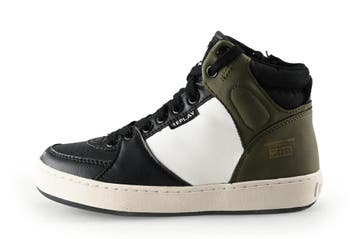 Replay Hoge sneakers Jongens in maat 32 Zwart, Jongen of Meisje, Schoenen, Zo goed als nieuw, Verzenden