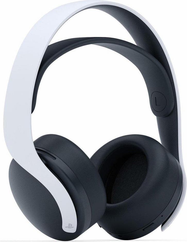 Sony Pulse 3D Wireless Headset - Zwart/Wit PS5 Met garantie!, Spelcomputers en Games, Games | Sony PlayStation 5, Zo goed als nieuw