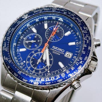 Seiko - Chronograph 100M - Zonder minimumprijs - 7T92-0CF0 -