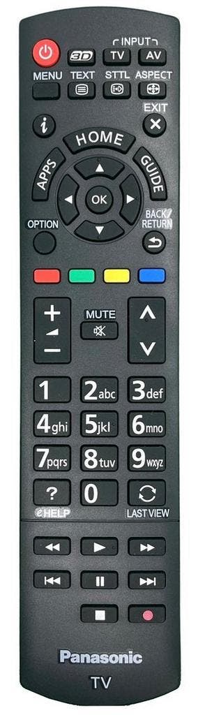 N2QAYB000829 Afstandsbediening voor Panasonic VIERA TV, Audio, Tv en Foto, Afstandsbedieningen, Zo goed als nieuw, Verzenden