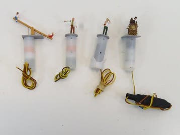 Viessmann H0 - o.a. 1503/1519/1549 - Modeltreinfiguren (4) -, Nieuw