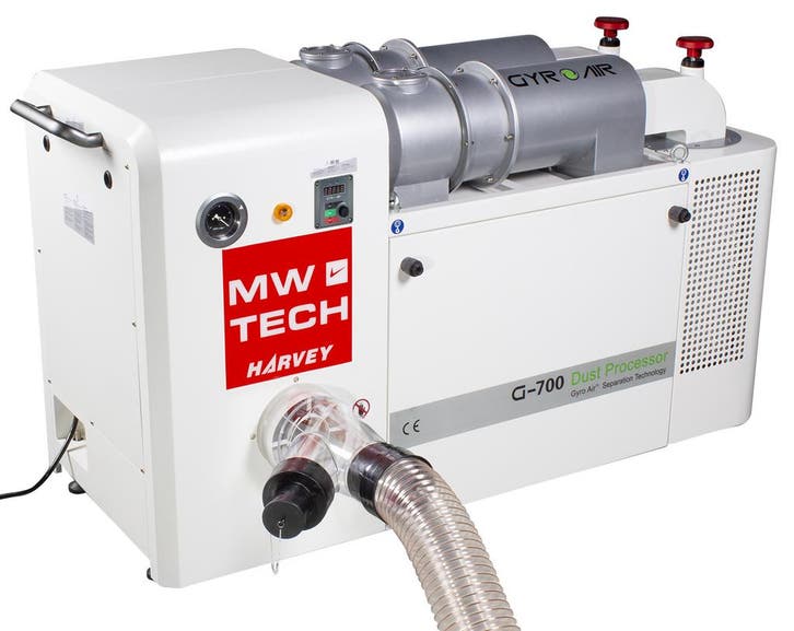 Gyro air cyclone afzuiginstallatie HEPA 1190m³/h 1,5kW 230V, Doe-het-zelf en Verbouw, Ventilatie en Afzuiging, Ophalen of Verzenden