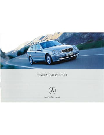 2001 MERCEDES BENZ C KLASSE COMBI BROCHURE NEDERLANDS, Nieuw, Author