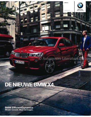 2014 BMW X4 BROCHURE NEDERLANDS, Boeken, Auto's | Folders en Tijdschriften, Nieuw, BMW, Author